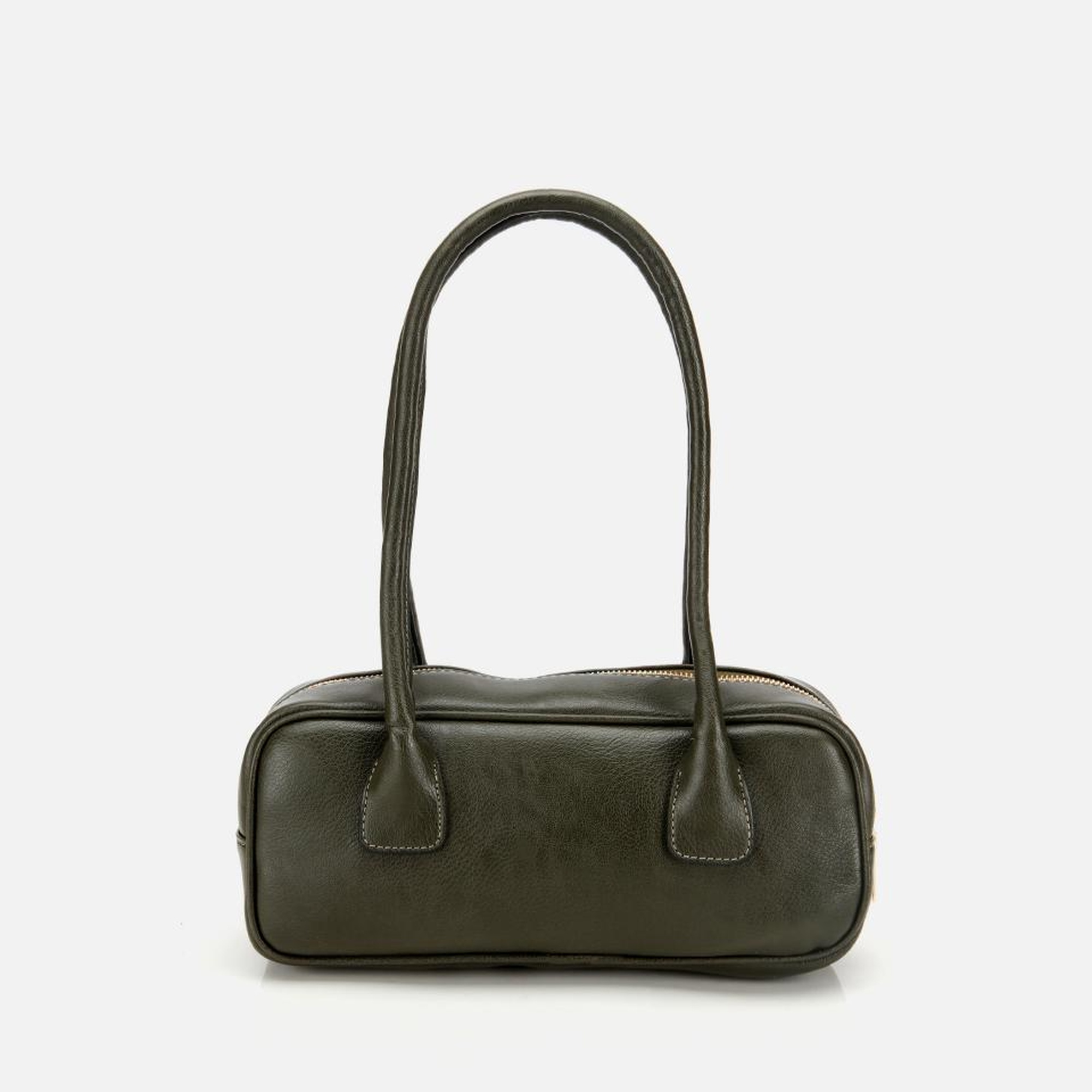 Kadın Haki Charm Detaylı Omuz Çantası