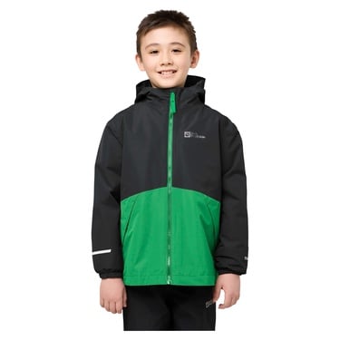  Jack Wolfskin Iceland 3in1 Jacket K Unisex Çocuk Yeşil Outdoor Ceketi