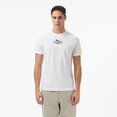  Puma Graphıc  Erkek Beyaz T-Shirt