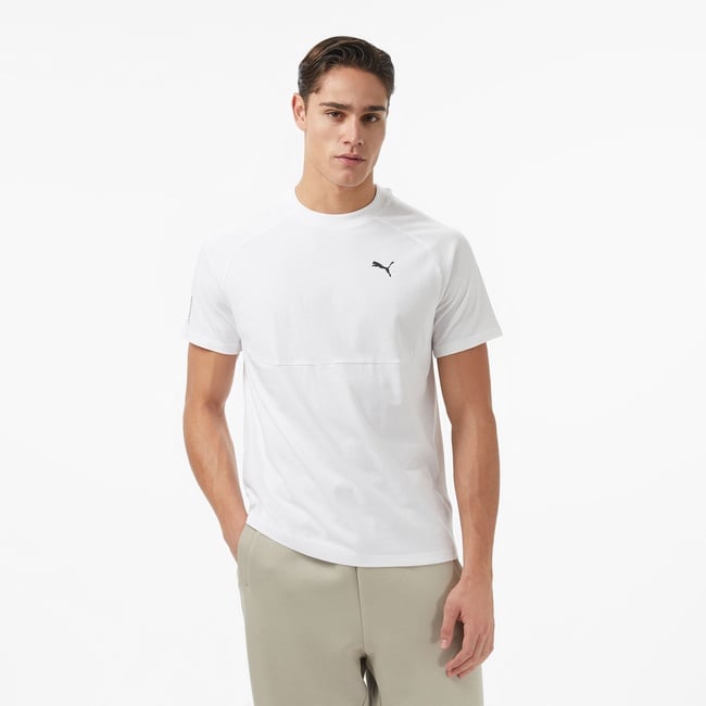  Puma tech  Erkek Beyaz T-Shirt
