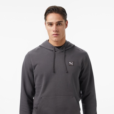  Puma Ess Elevated  Erkek Gri Sweatshirt
