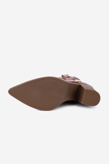  Valmenti Kadın Hakiki Deri Taba Western Bot