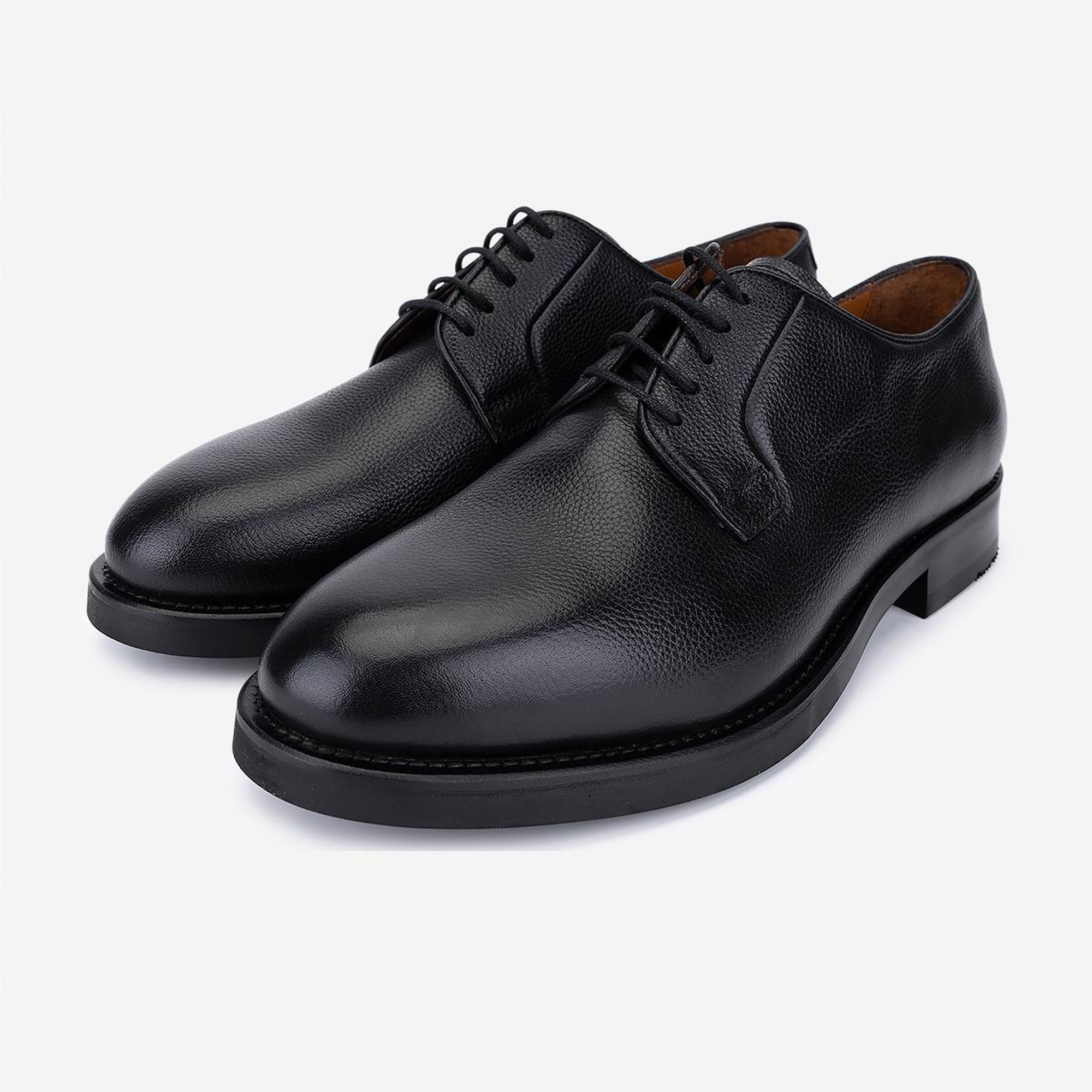 Valmenti Erkek Hakiki Deri Siyah Klasik Ayakkabı