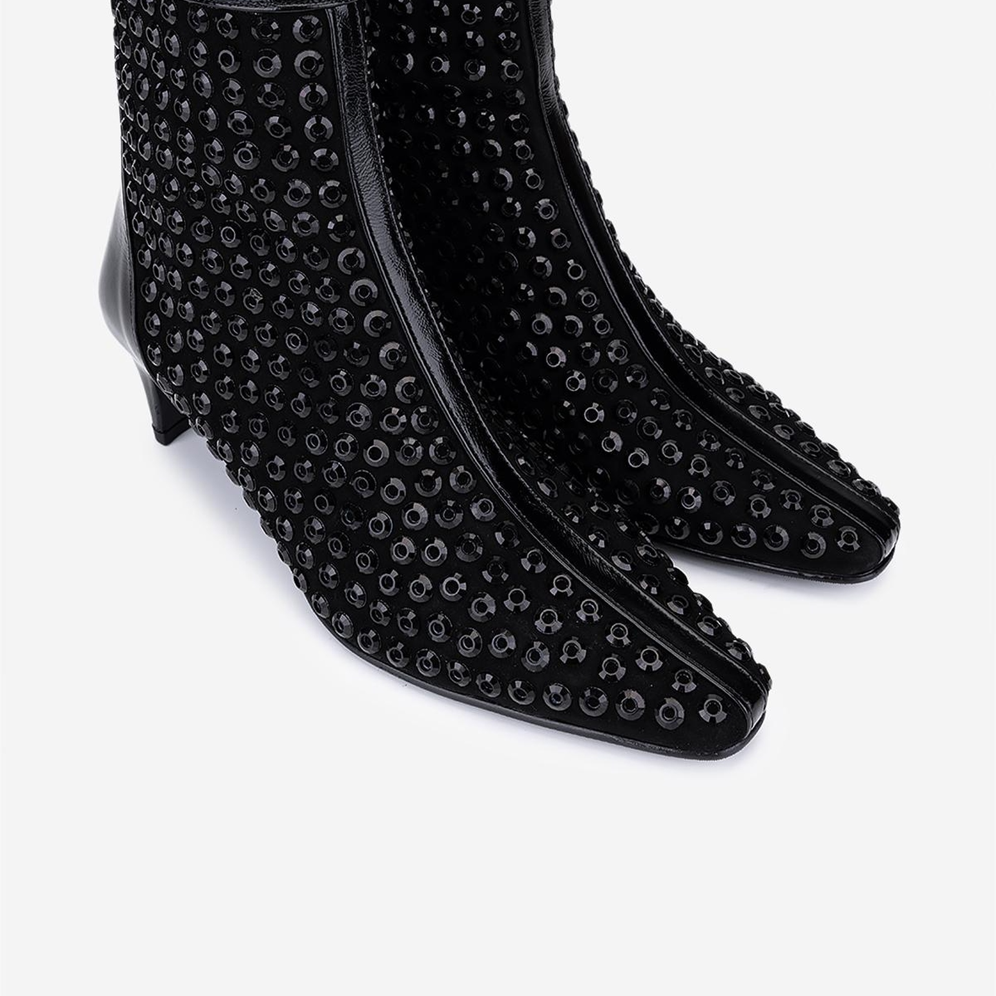 Valmenti Kadın Hakiki Deri Siyah Topuklu Bot