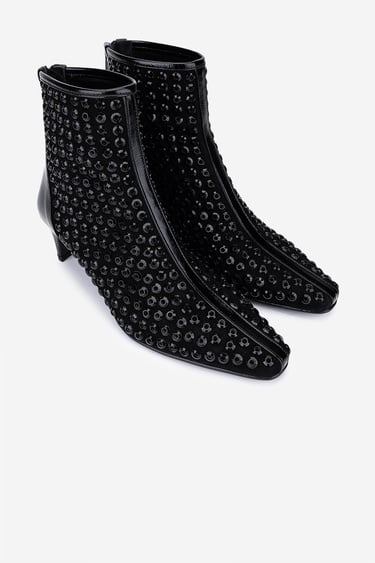  Valmenti Kadın Hakiki Deri Siyah Topuklu Bot