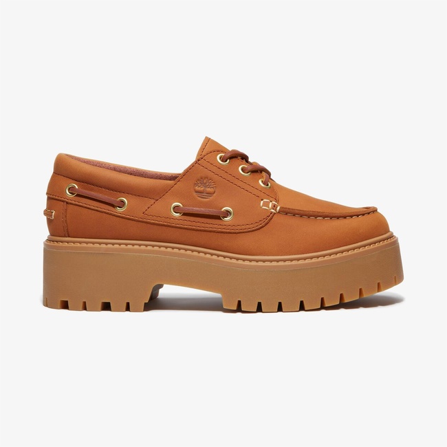  Timberland Stone Street Kadın Kahverengi Tekne Ayakkabısı
