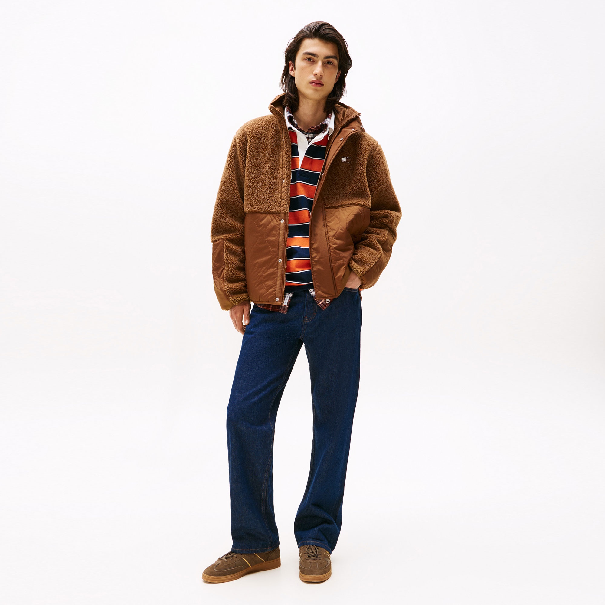 Tommy Hilfiger Relaxed Fit Erkek Kahverengi Ceket