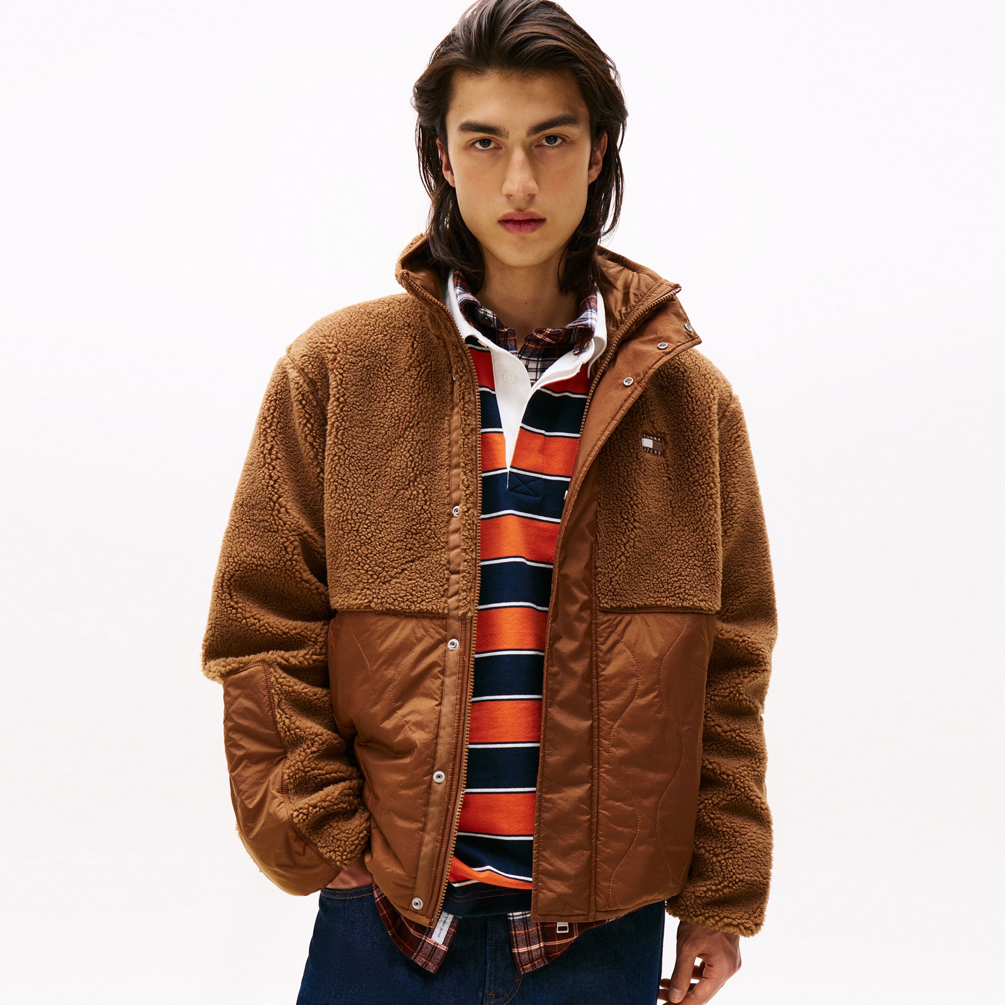 Tommy Hilfiger Relaxed Fit Erkek Kahverengi Ceket