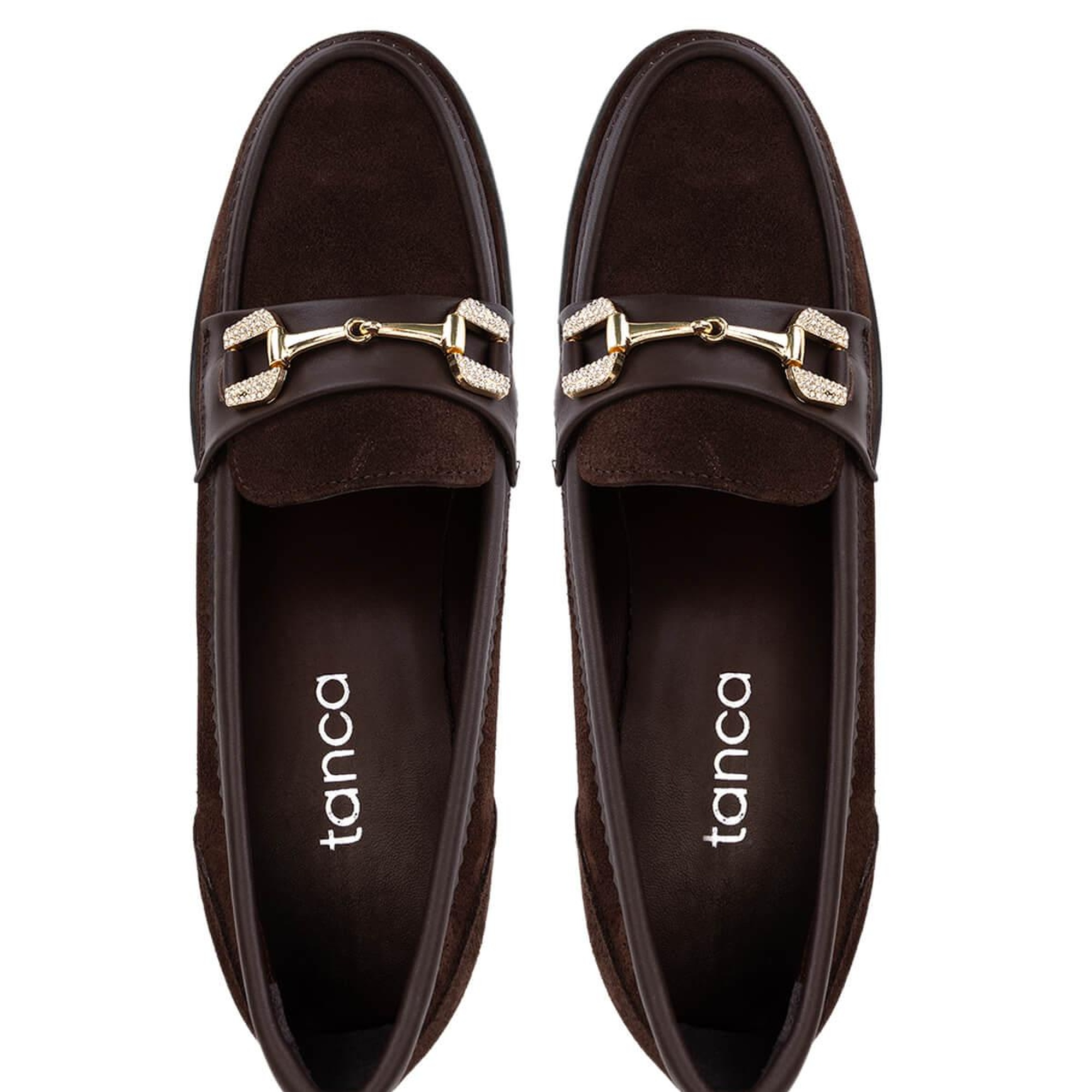 Tamer Tanca Kadın Hakiki Deri Kahverengi Makosen Ayakkabı