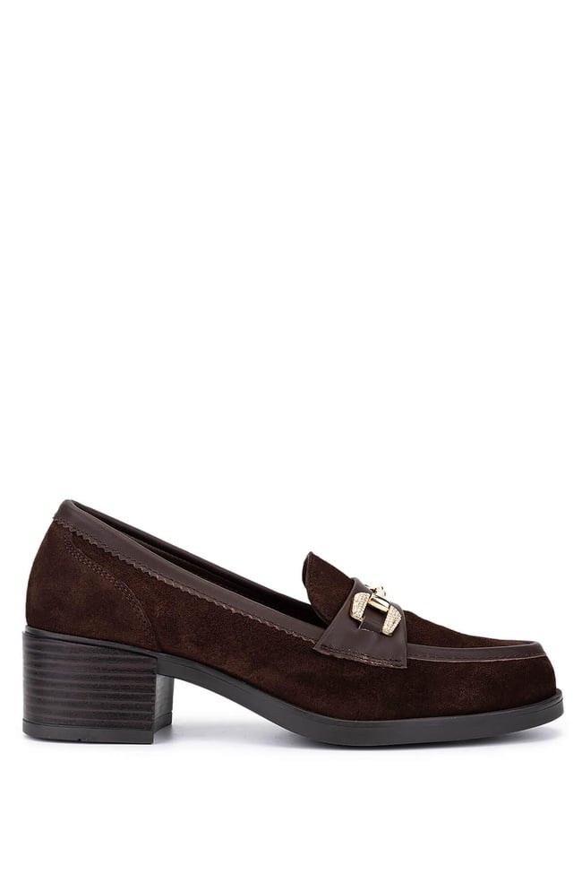  Tamer Tanca Kadın Hakiki Deri Kahverengi Makosen Ayakkabı