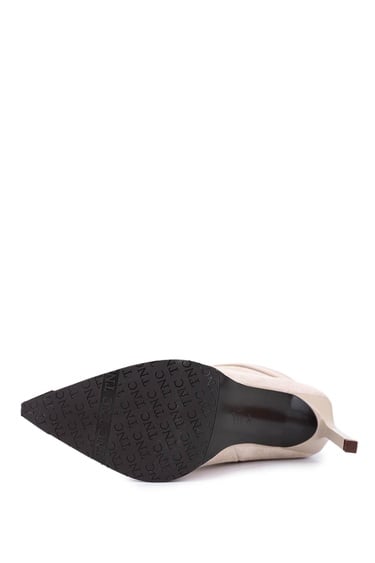  Tamer Tanca Kadın Hakiki Deri Taş Süet Topuklu Bot