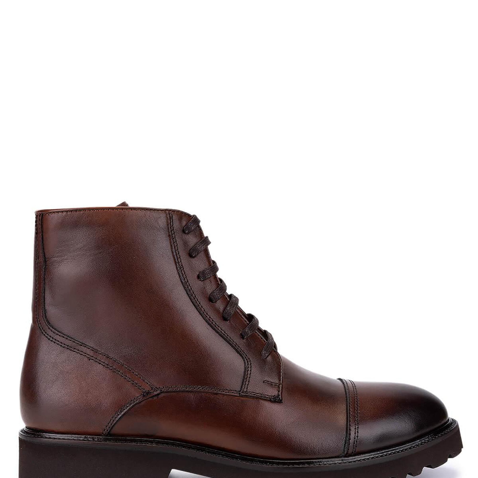 Tamer Tanca Erkek Hakiki Deri Kahverengi Casual Bot