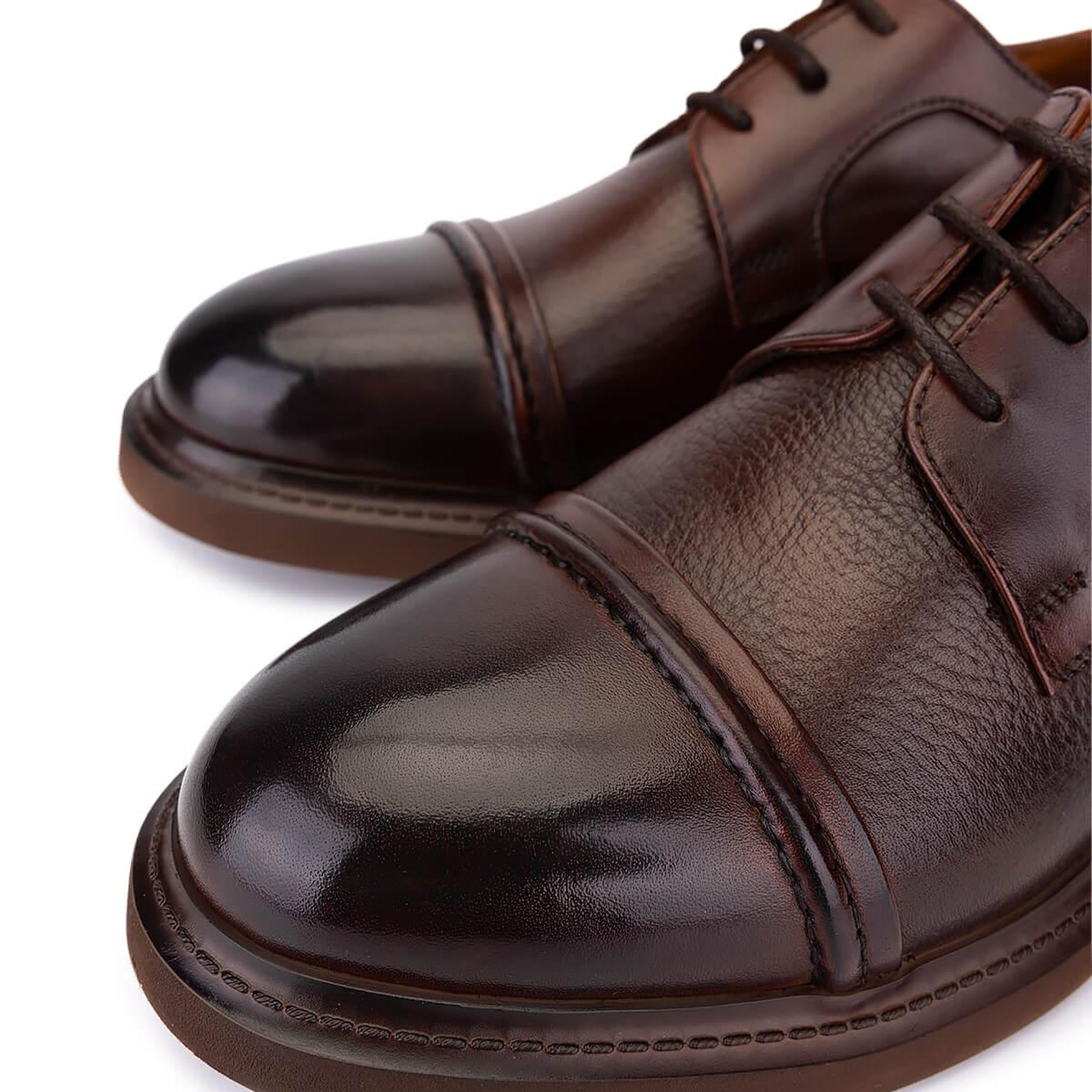 Tamer Tanca Erkek Hakiki Deri Taba Klasik Ayakkabı