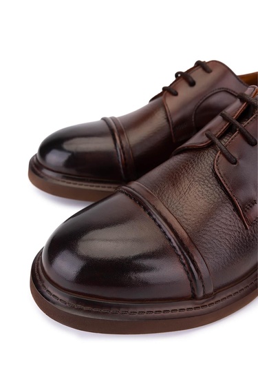  Tamer Tanca Erkek Hakiki Deri Taba Klasik Ayakkabı