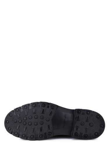  Tamer Tanca Erkek Hakiki Deri Siyah Açma Casual Ayakkabı