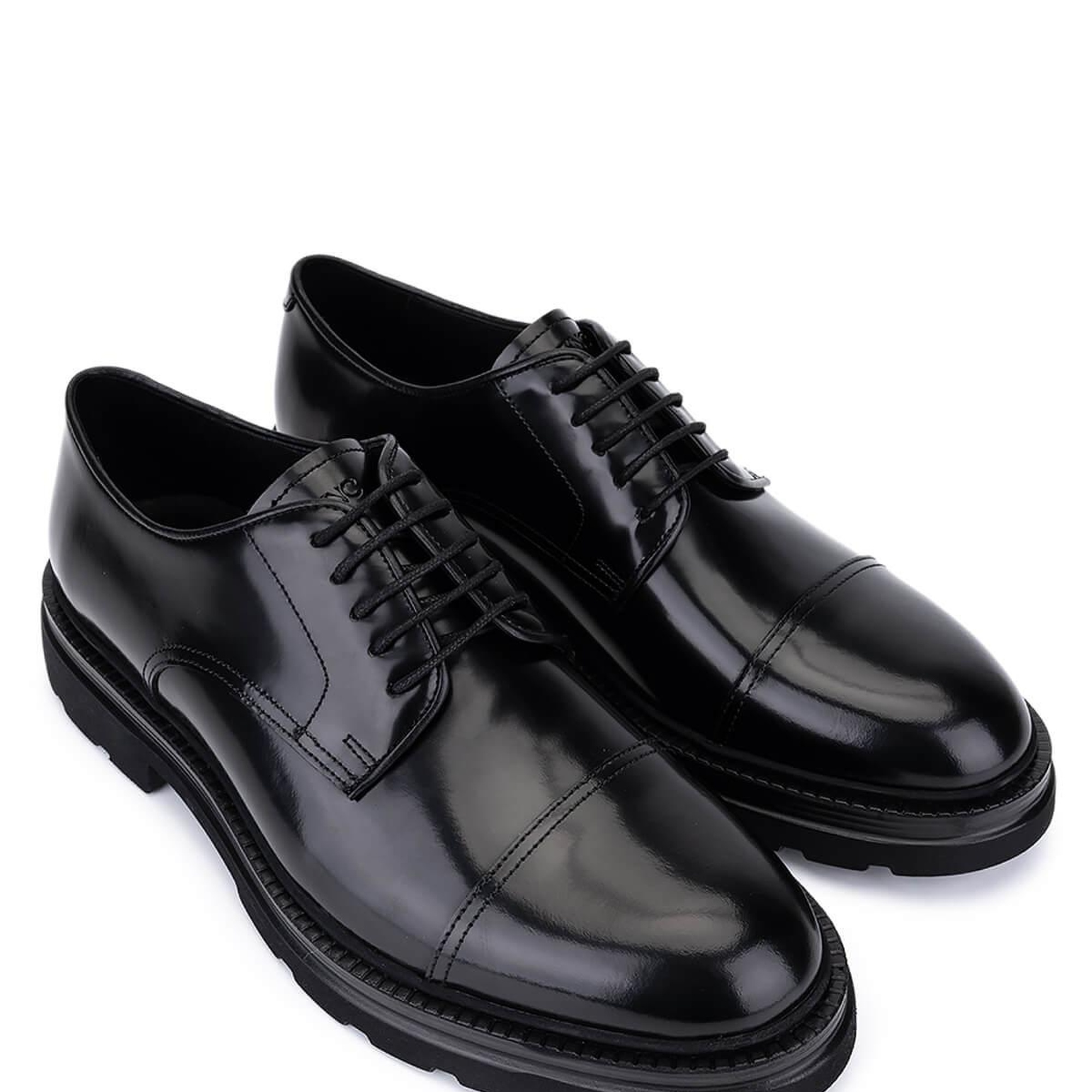 Tamer Tanca Erkek Hakiki Deri Siyah Açma Klasik Ayakkabı