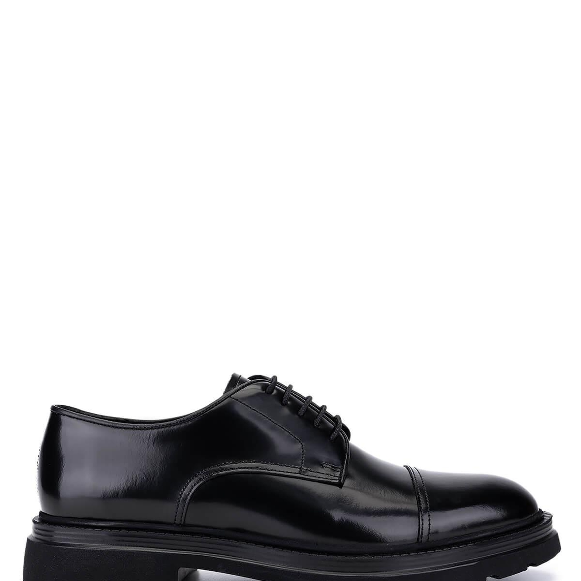 Tamer Tanca Erkek Hakiki Deri Siyah Açma Klasik Ayakkabı