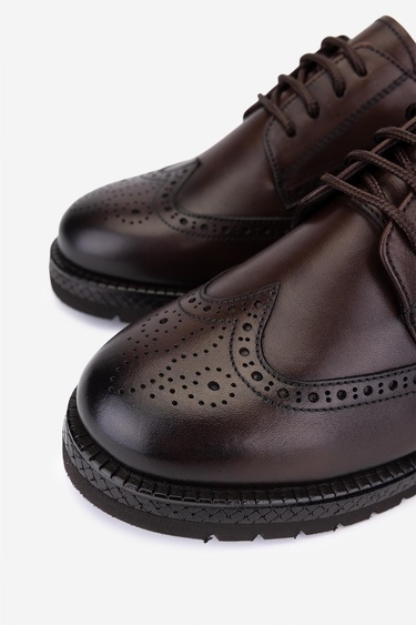  Valmenti Kadın Hakiki Deri Kahverengi Casual Ayakkabı