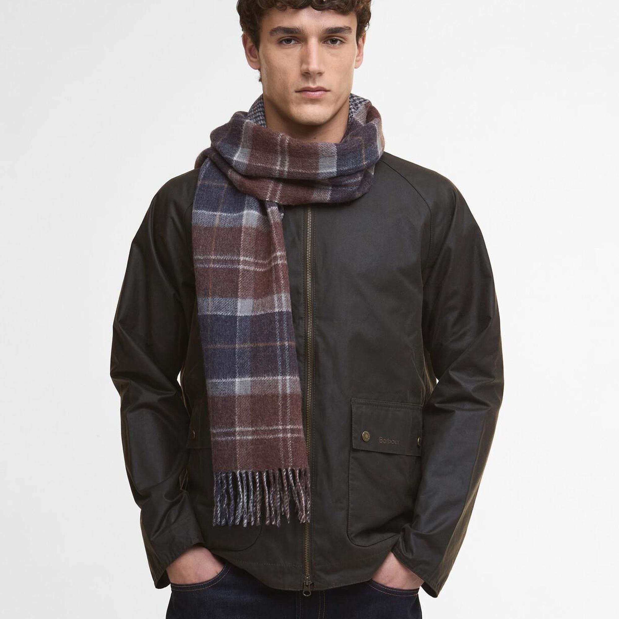 Barbour Dramside Çift Taraflı Atkı