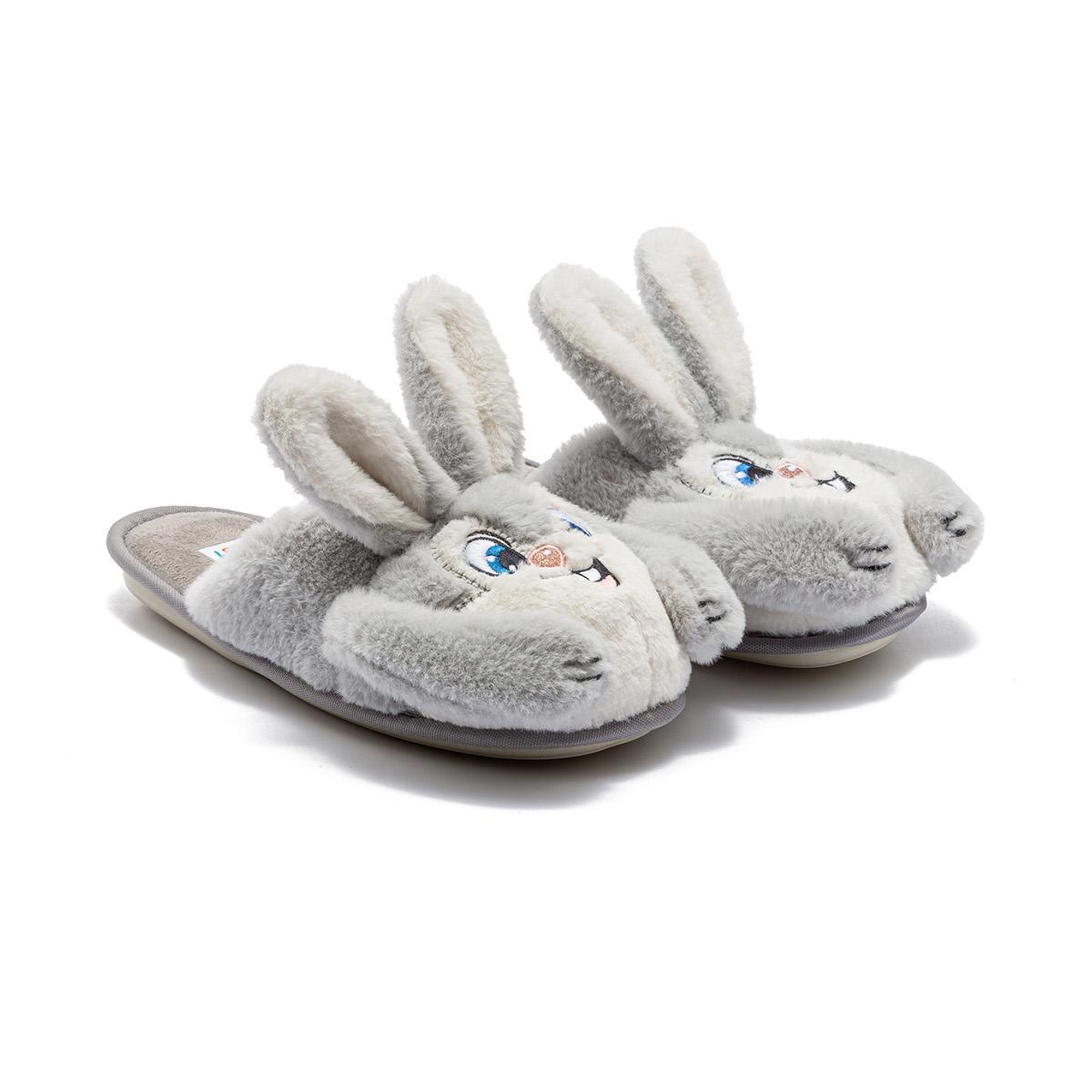 Bany Kadın, Garson Boy Hayvanlı Terlik Gri 37/41