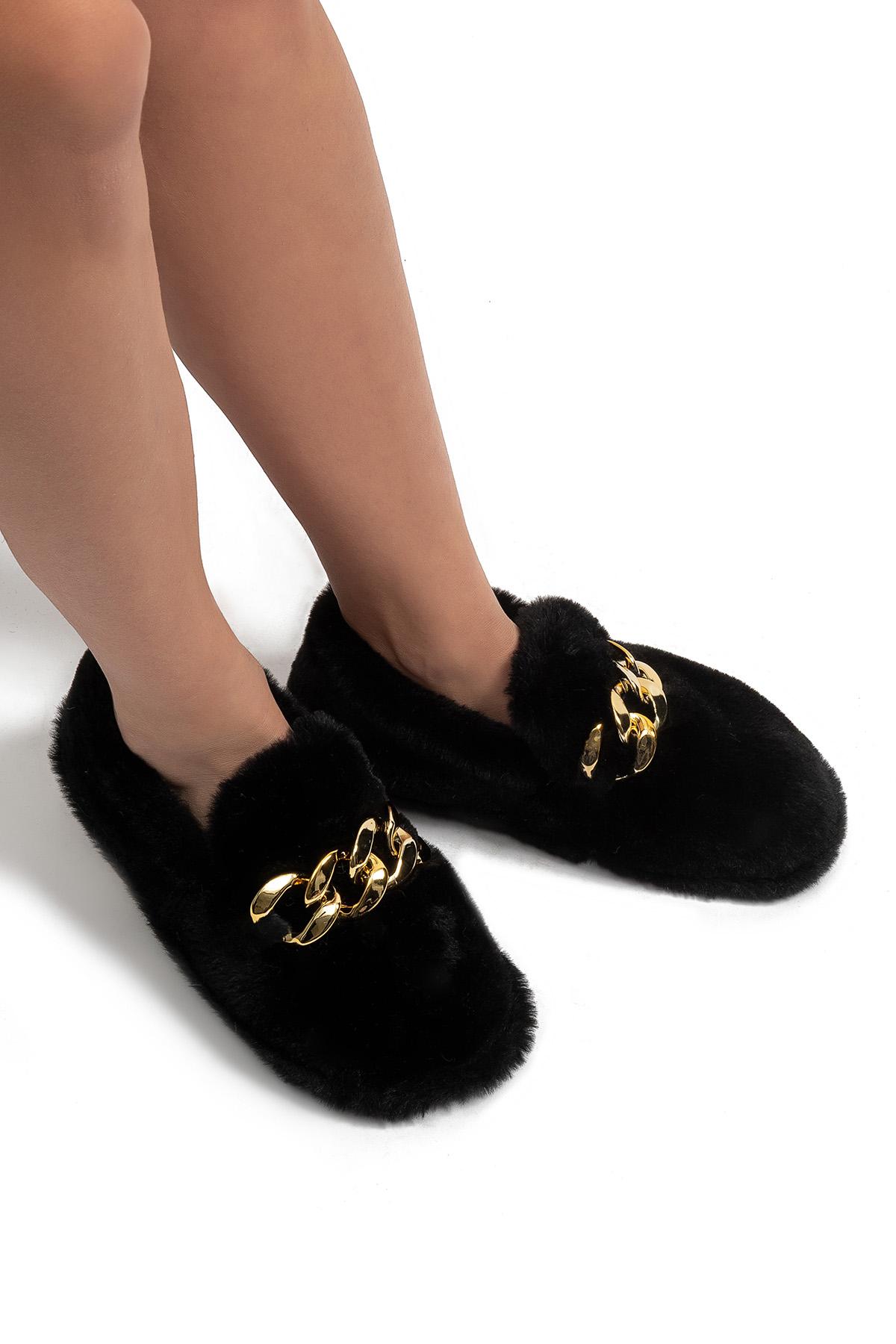 Twigy Twigy Angel Kadın Peluş Ev Ayakkabısı Siyah 37/41 FashFed'de! Siyah - 2. görsel