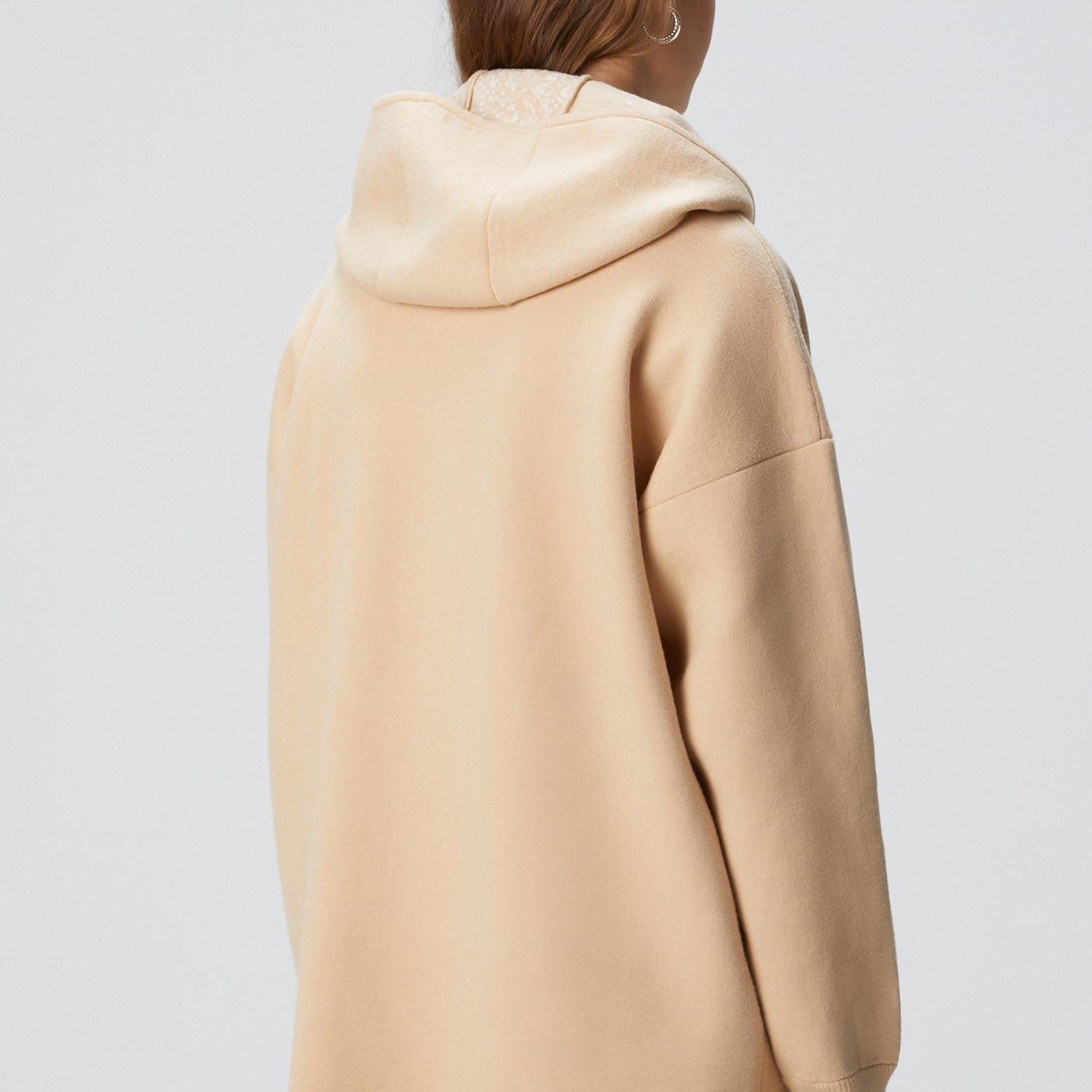 Network Kadın Limited Bej Yün Karışımlı İçi Desenli Triko Ceket