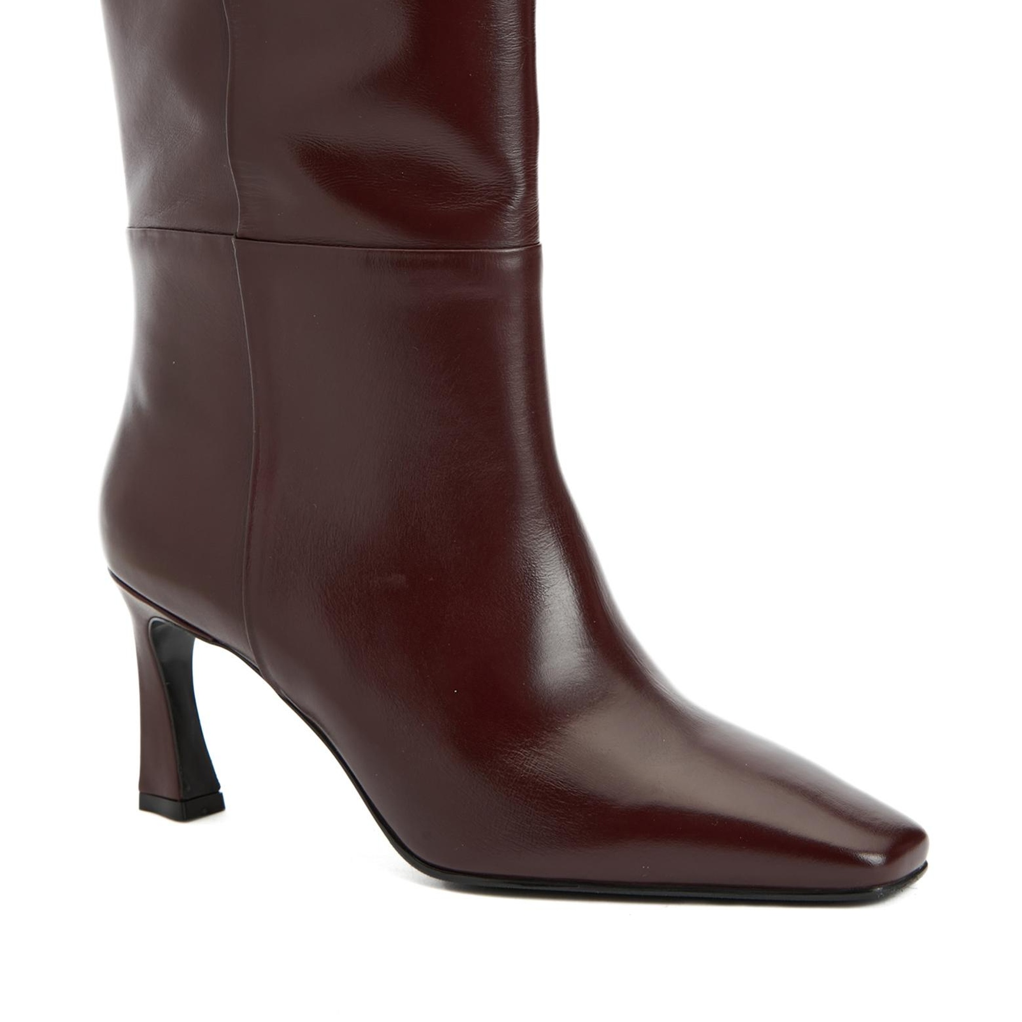 George Hogg Kadın Bordo Deri Çizme