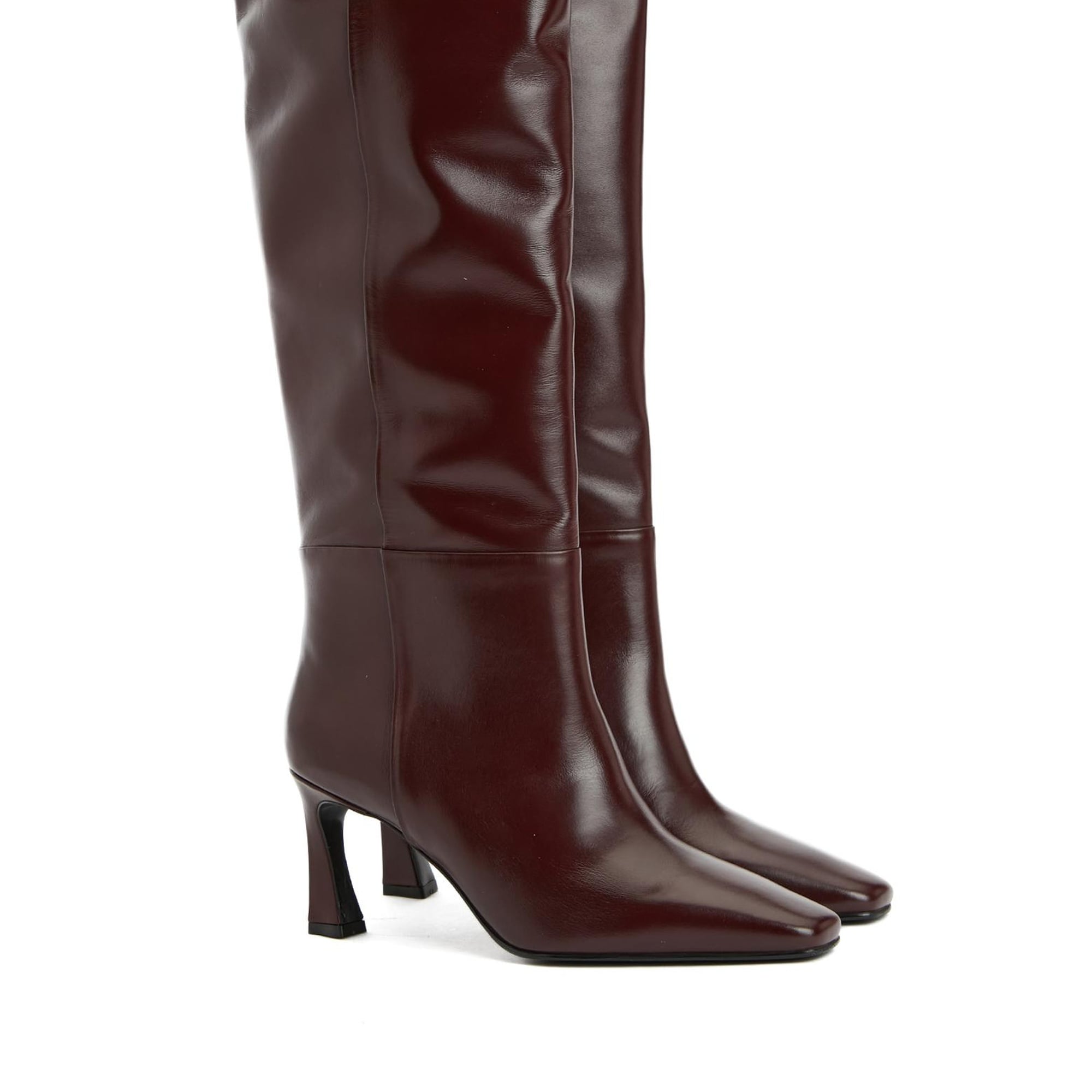 George Hogg Kadın Bordo Deri Çizme