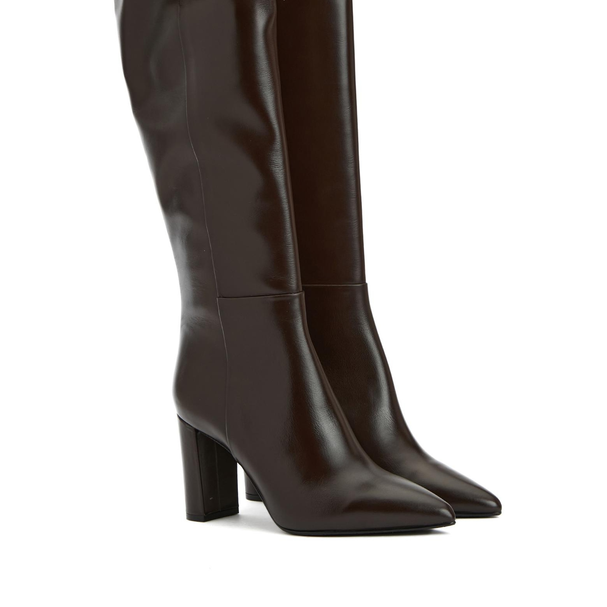 George Hogg Kadın Kahverengi Deri Çizme