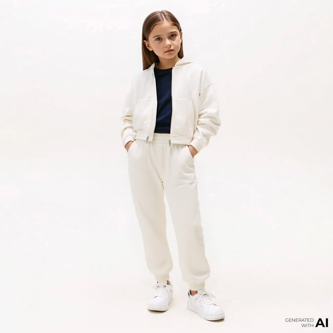  Nautica Kız Çocuk Krem Eşofman Altı