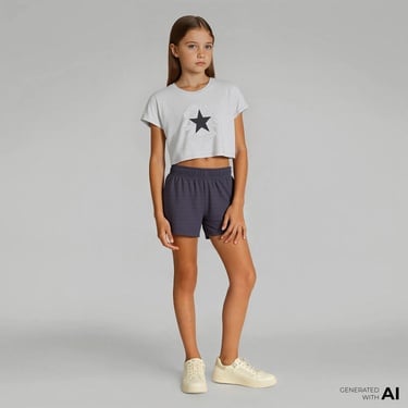  Converse Çocuk Gri Eşofman Takımı