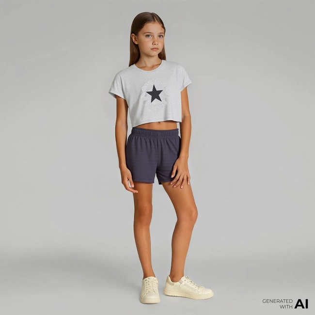  Converse Çocuk Gri Eşofman Takımı