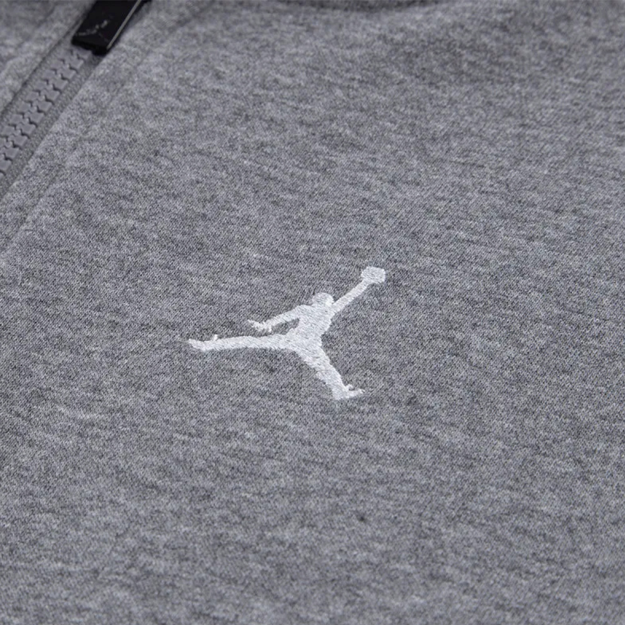 Jordan Brooklyn Çocuk Gri Fermuarlı Sweatshirt