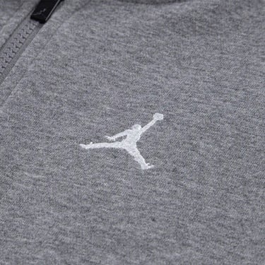  Jordan Brooklyn Çocuk Gri Fermuarlı Sweatshirt