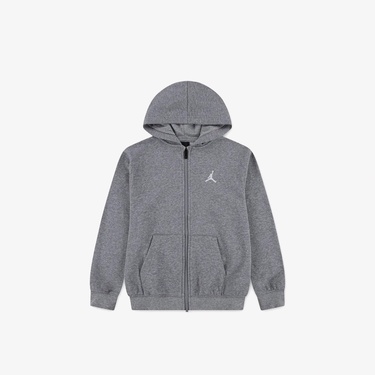  Jordan Brooklyn Çocuk Gri Fermuarlı Sweatshirt