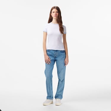  Calvin Klein Kadın Beyaz T-Shirt