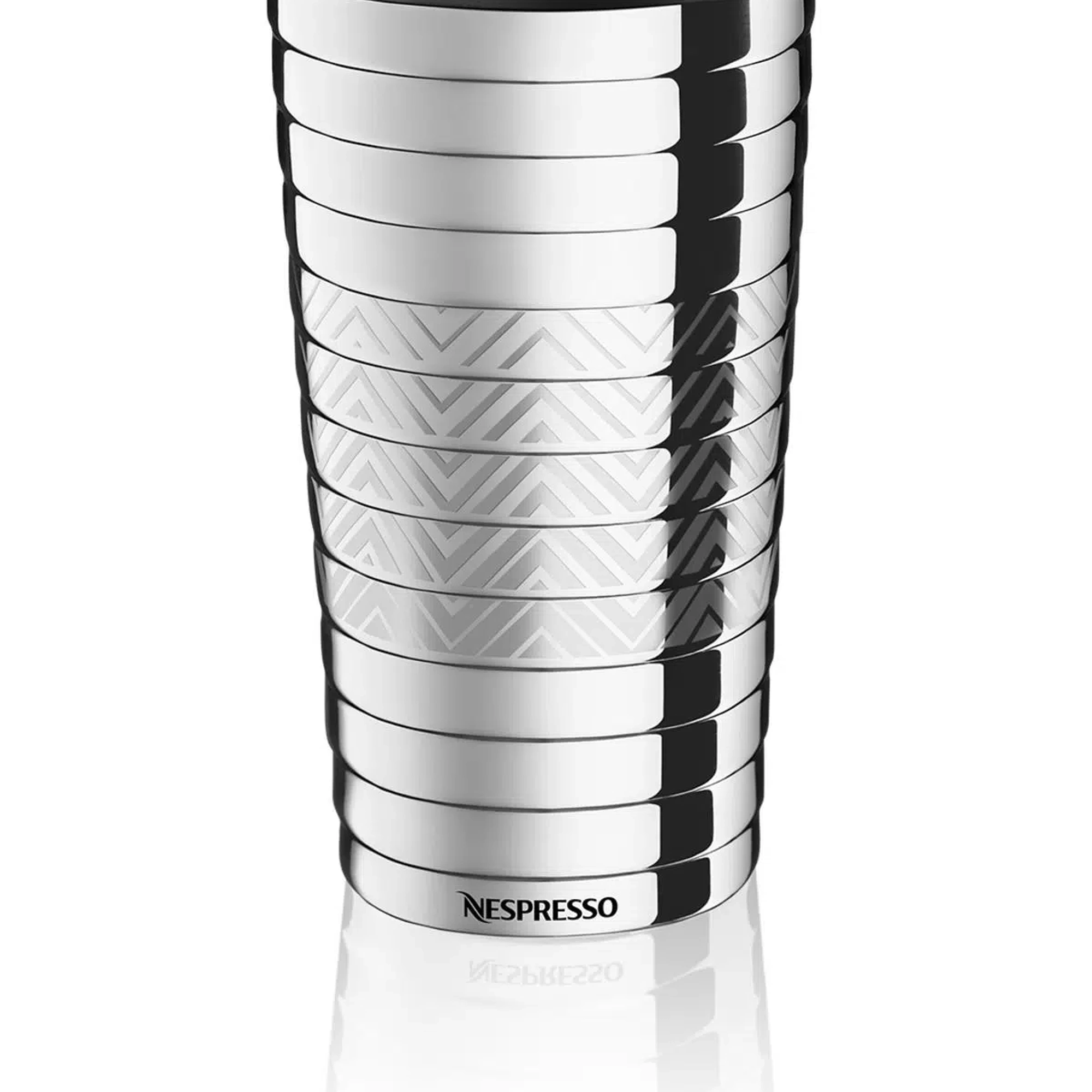 Nespresso Touch Travel Paslanmaz Çelik Termos 345 ML, Gümüş