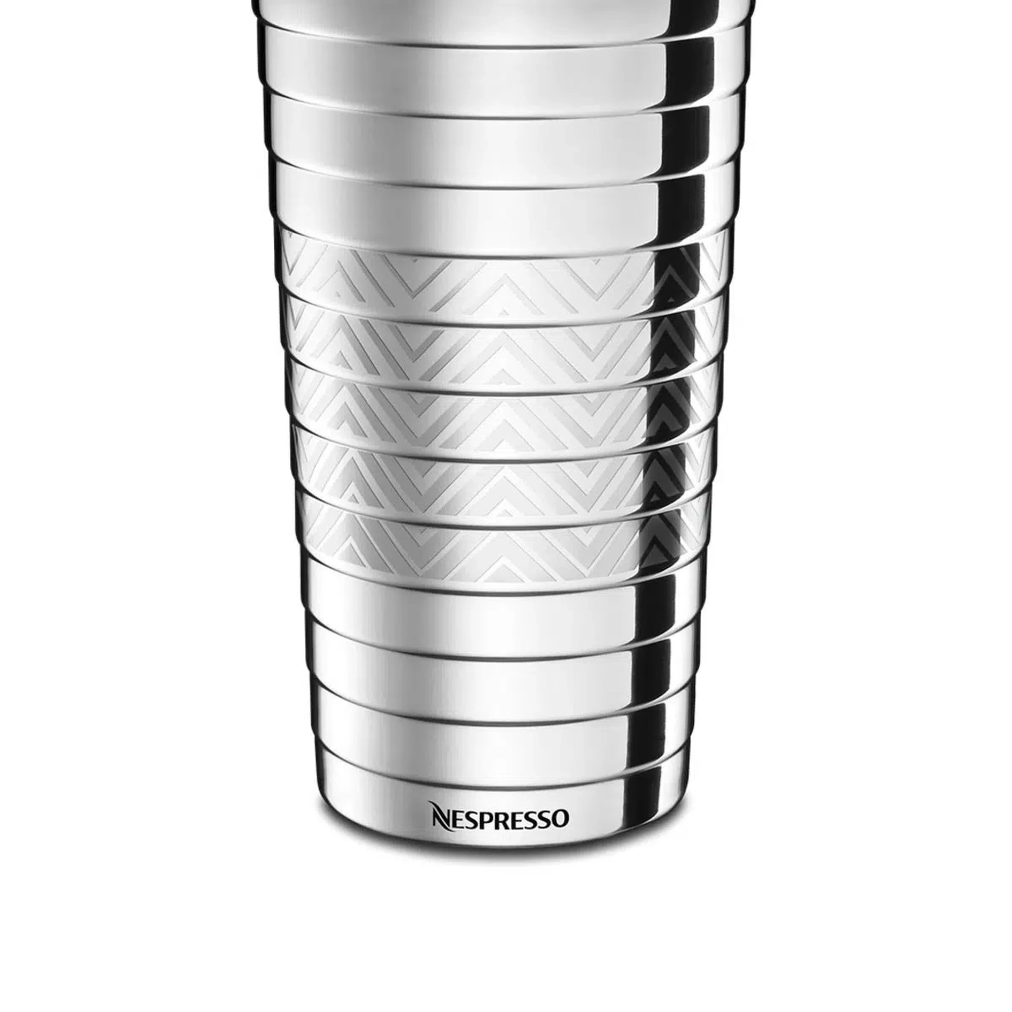 Nespresso Touch Travel Paslanmaz Çelik Termos 345 ML, Gümüş