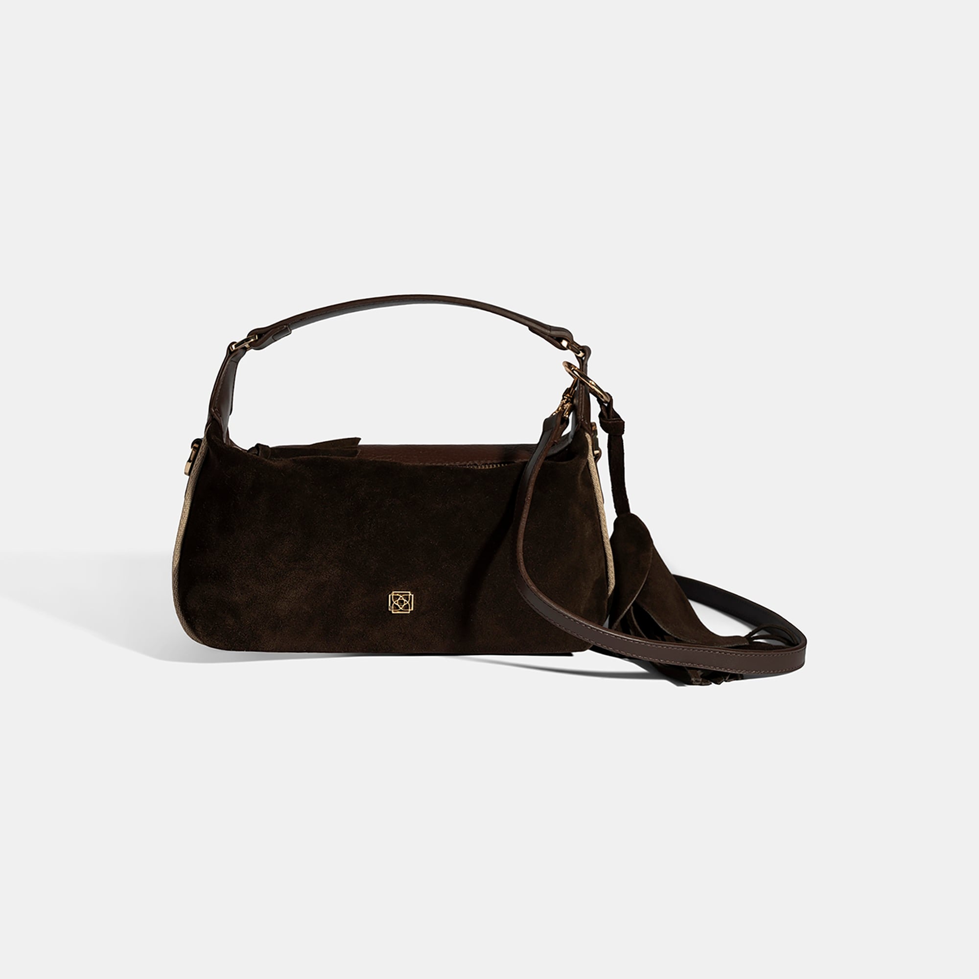 DESA - SZ Kadın Kahve Püskül Aksesuarlı Omuz Askılı El Çantası