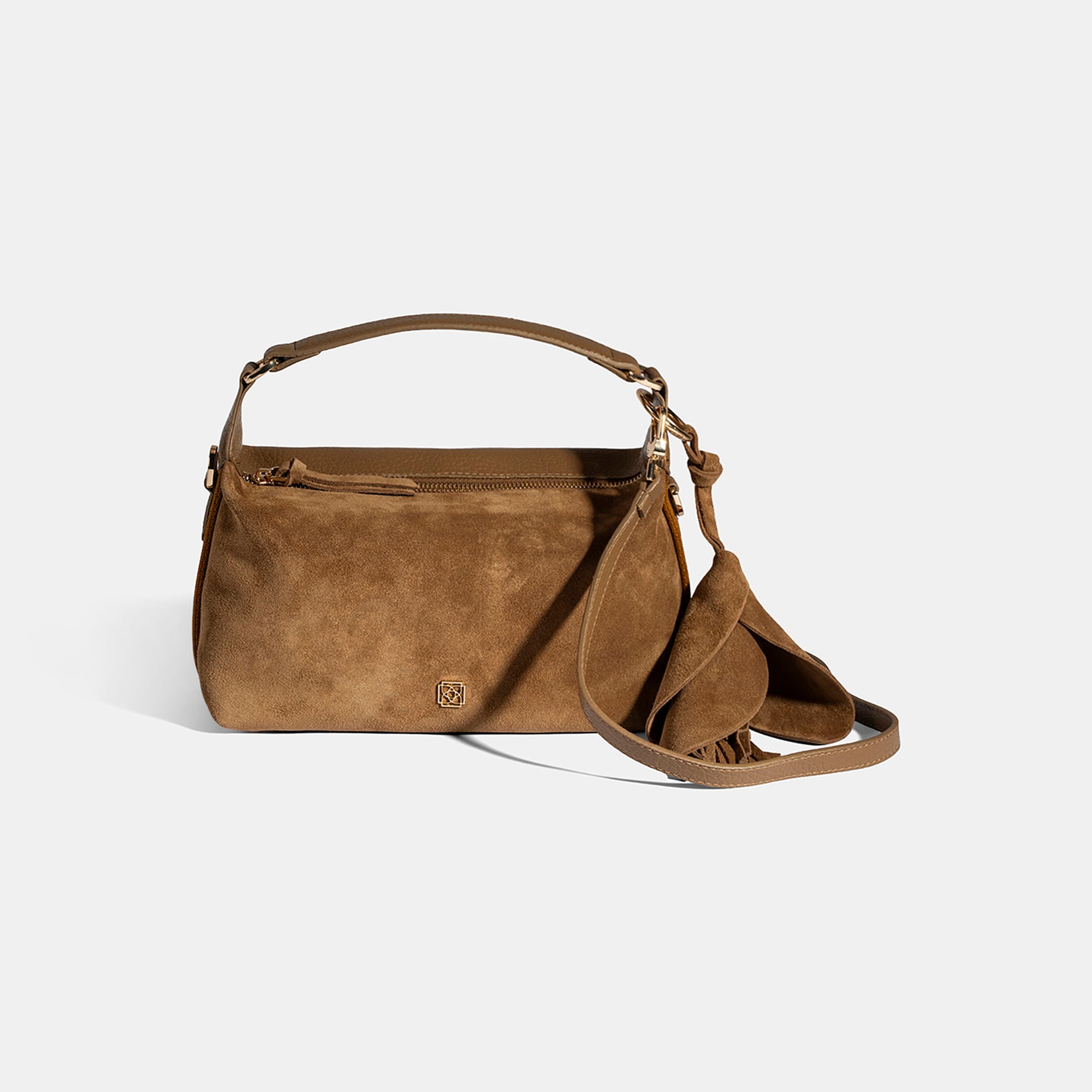 DESA - SZ Kadın Vizon Püskül Aksesuarlı Omuz Askılı El Çantası