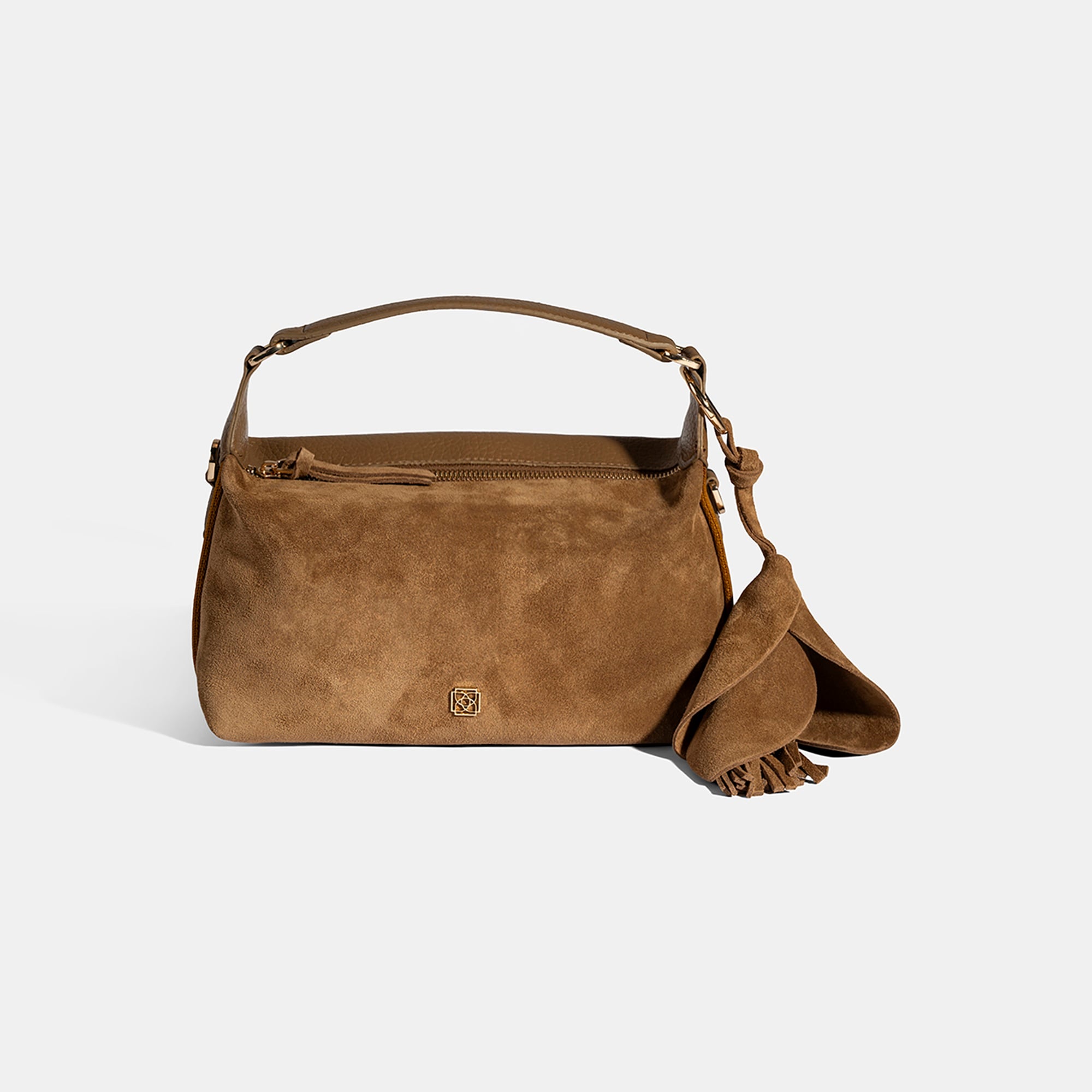 DESA - SZ Kadın Vizon Püskül Aksesuarlı Omuz Askılı El Çantası