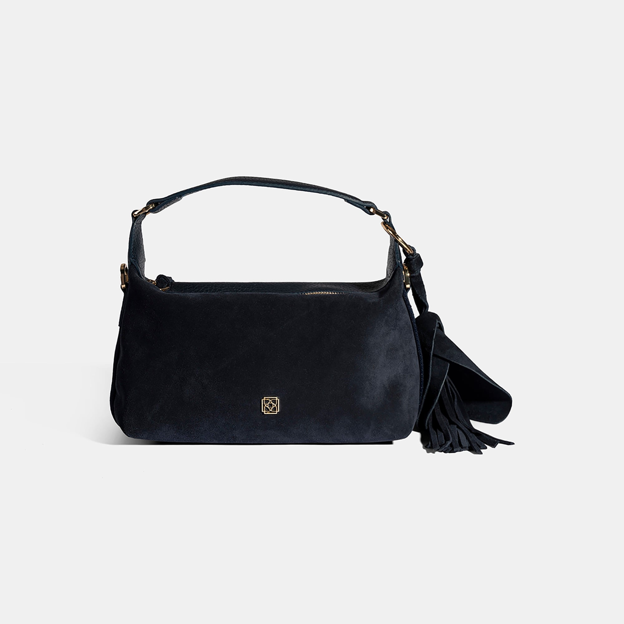 DESA - SZ Kadın Lacivert Püskül Aksesuarlı Omuz Askılı El Çantası