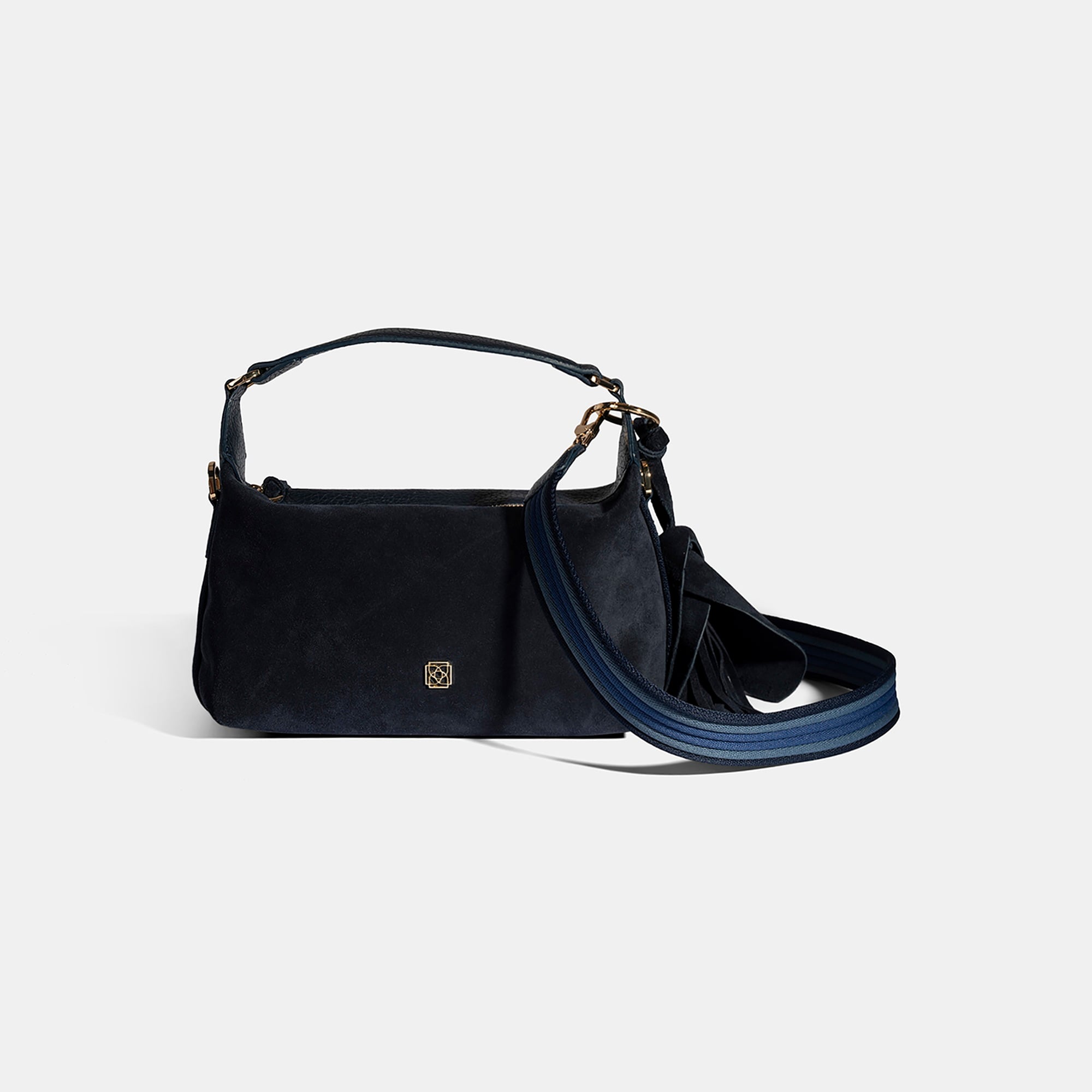 DESA - SZ Kadın Lacivert Püskül Aksesuarlı Omuz Askılı El Çantası