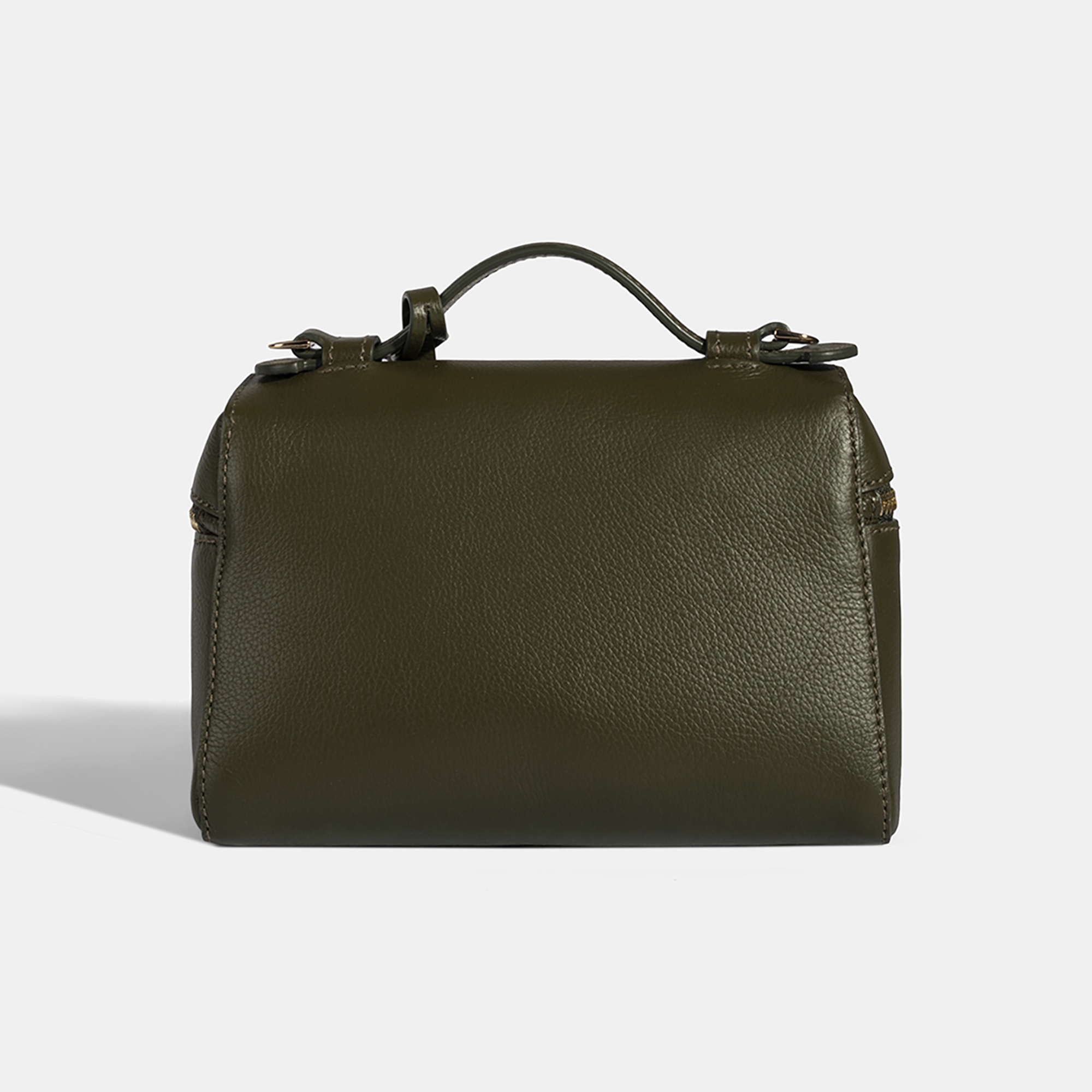 Kadın Yeşil Omuz Askılı Mini Deri El Çantası