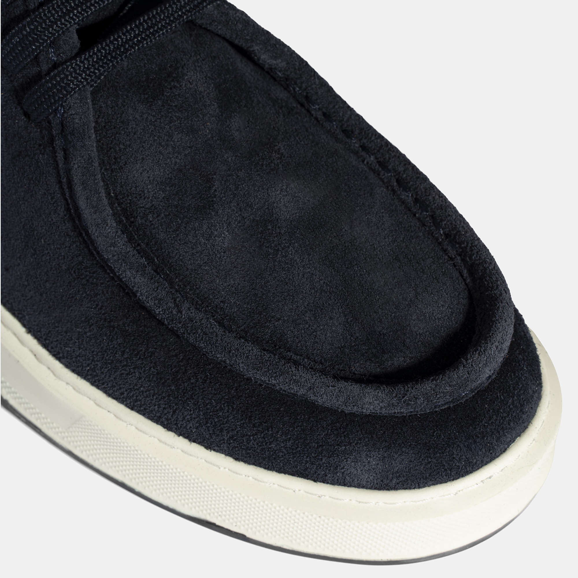 Erkek Lacivert Bağcıklı Süet Deri Günlük Ayakkabı