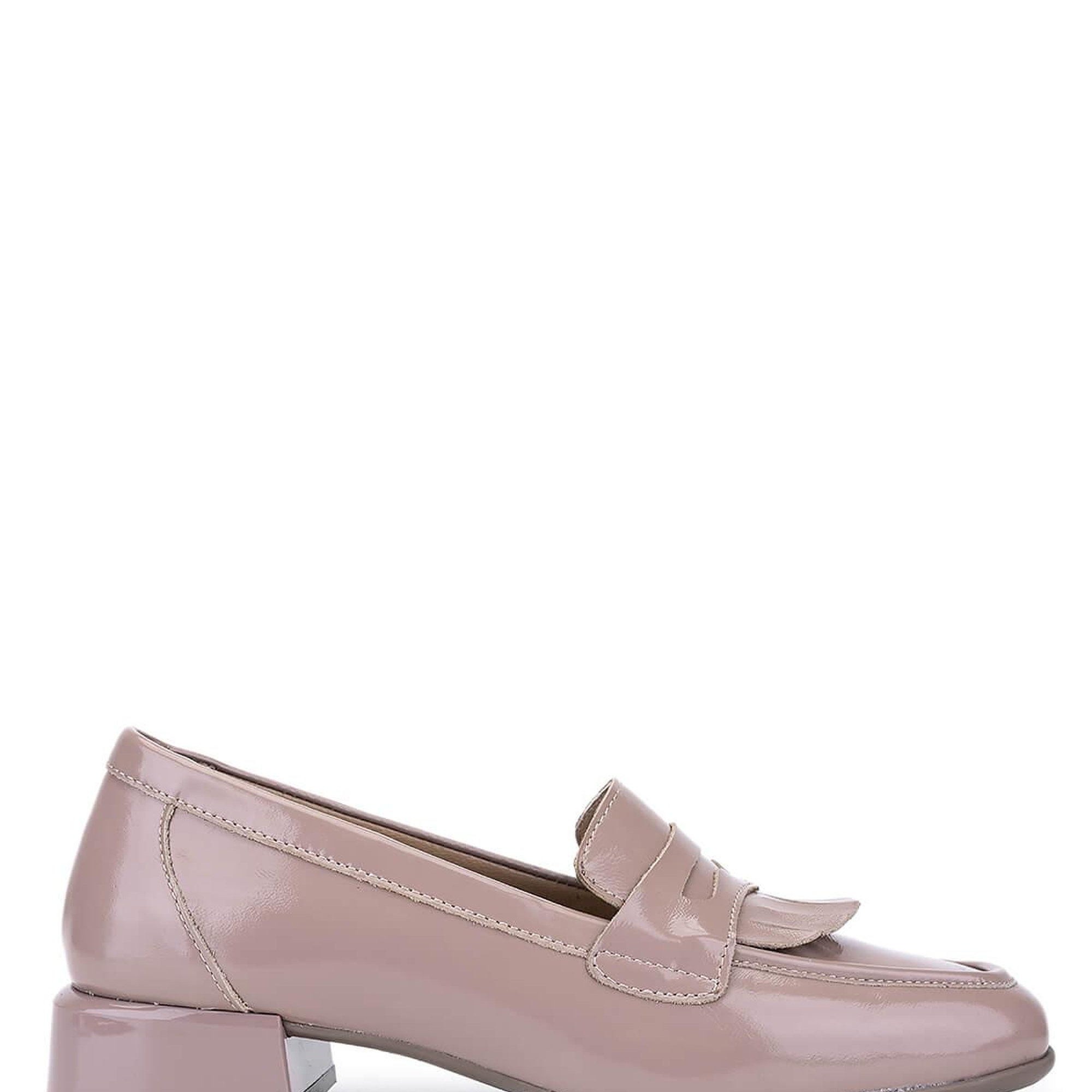 Tamer Tanca Kadın Hakiki Deri Vizon Rugan Loafer Ayakkabı