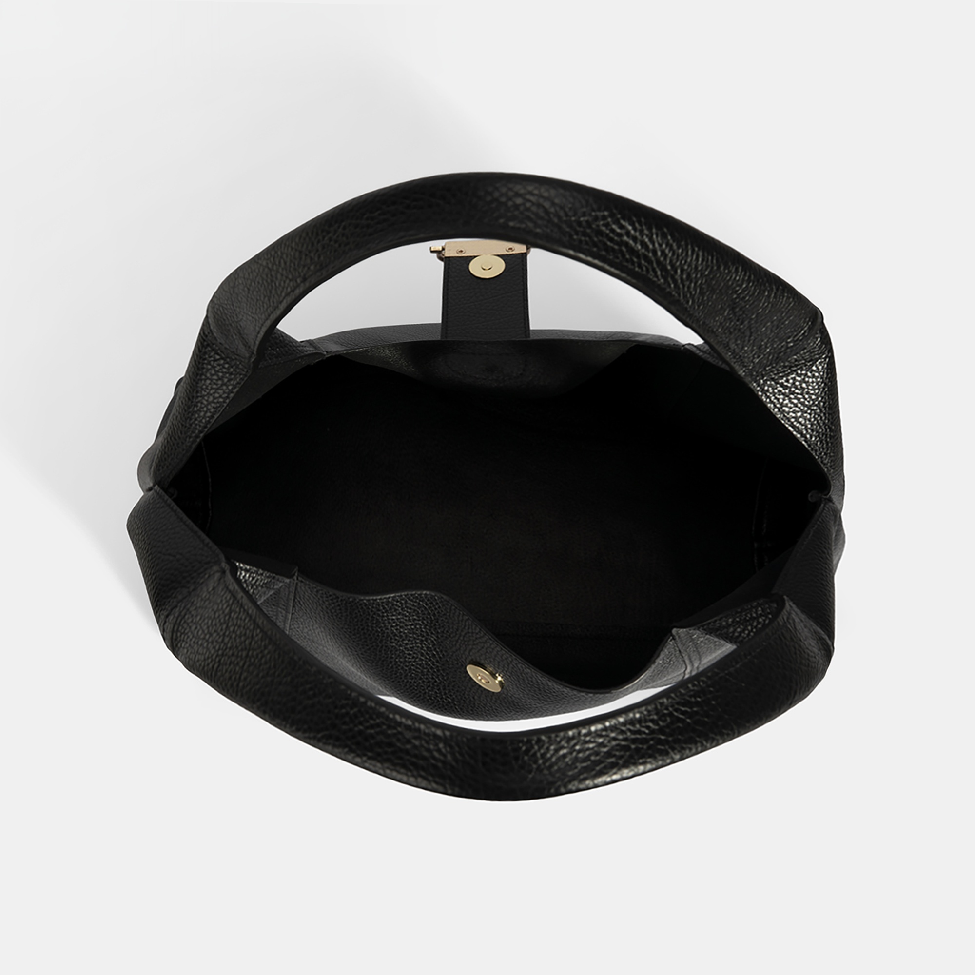 DESA Kadın Siyah Cüzdan Aksesuarlı Deri Omuz Çantası