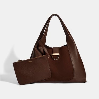  DESA Kadın Bordo Cüzdan Aksesuarlı Deri Omuz Çantası