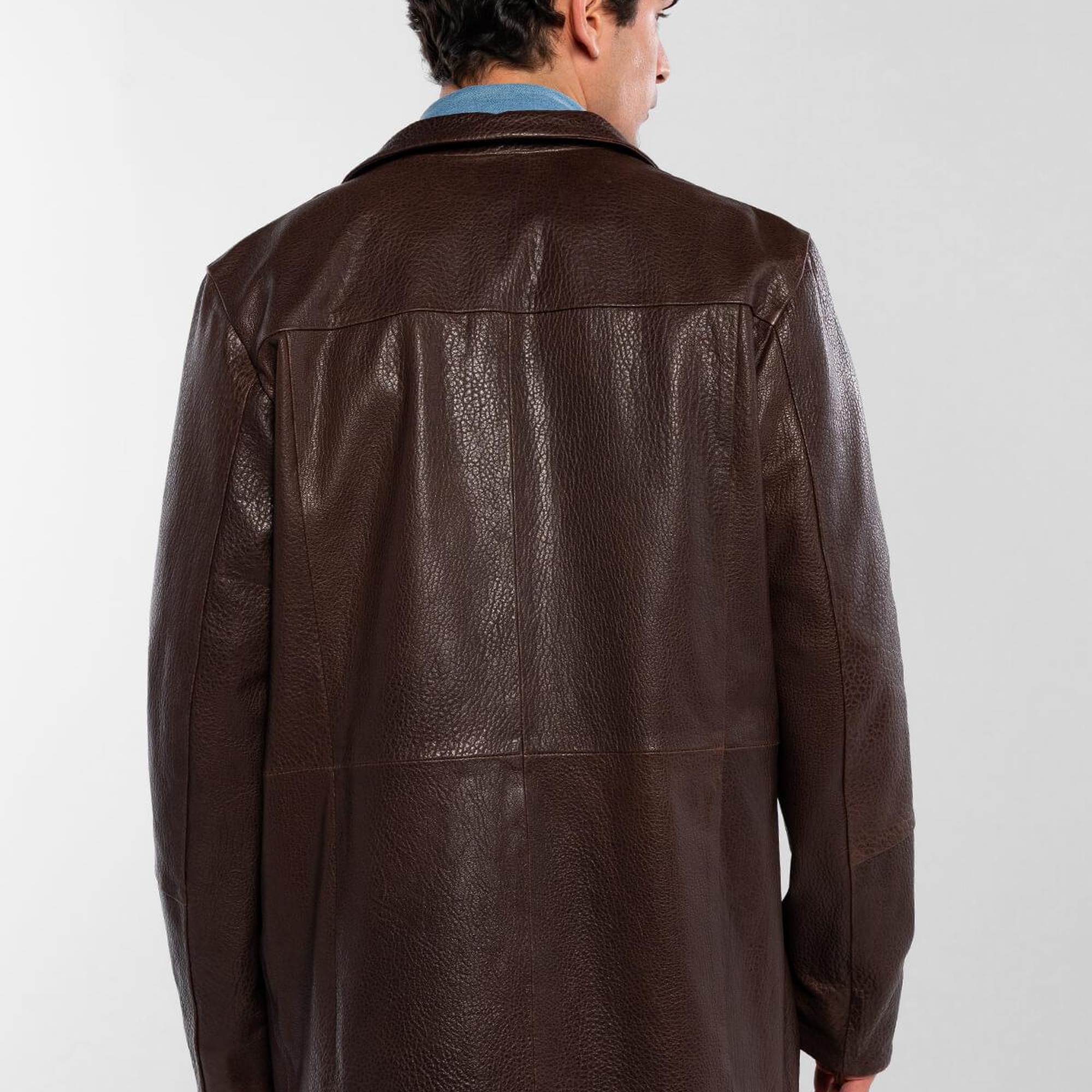 Tamer Tanca Erkek Hakiki Deri Viski Jumbo Mont