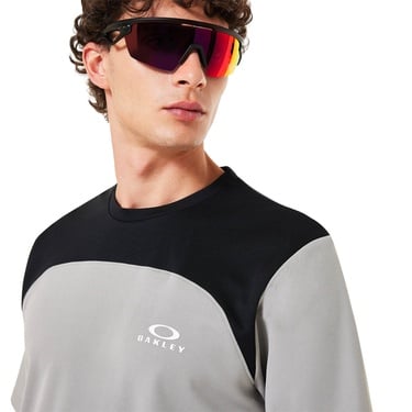 Oakley Free Ride Jersey Erkek Gri Tişört